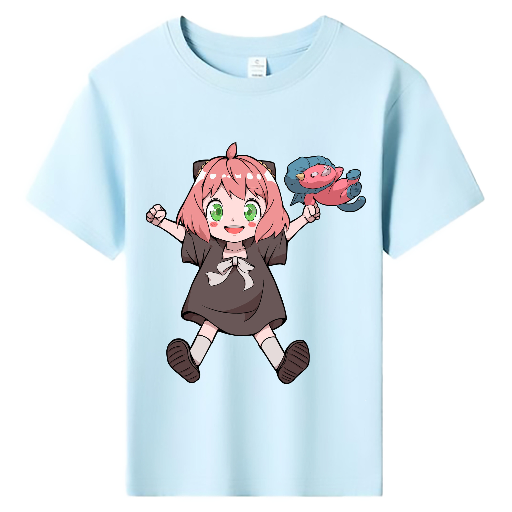 （画像用） SPY×FAMILY间谍家家酒 綿100％キッズTシャツ（フロントプリント）